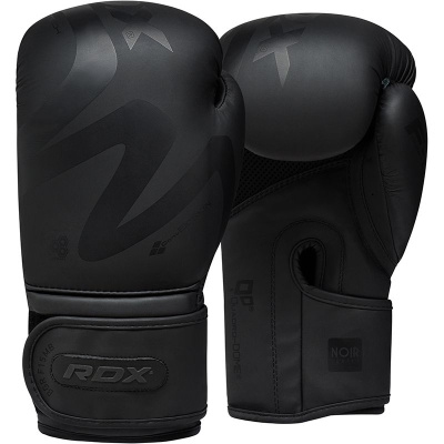 Перчатки тренировочные RDX F15 10oz черн. мат.