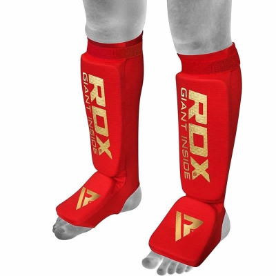 Защита голени и стопы RDX S красн.